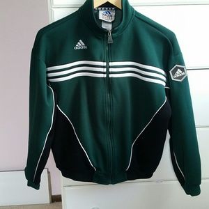 Adidas soccer jacket size large youth. Like new.